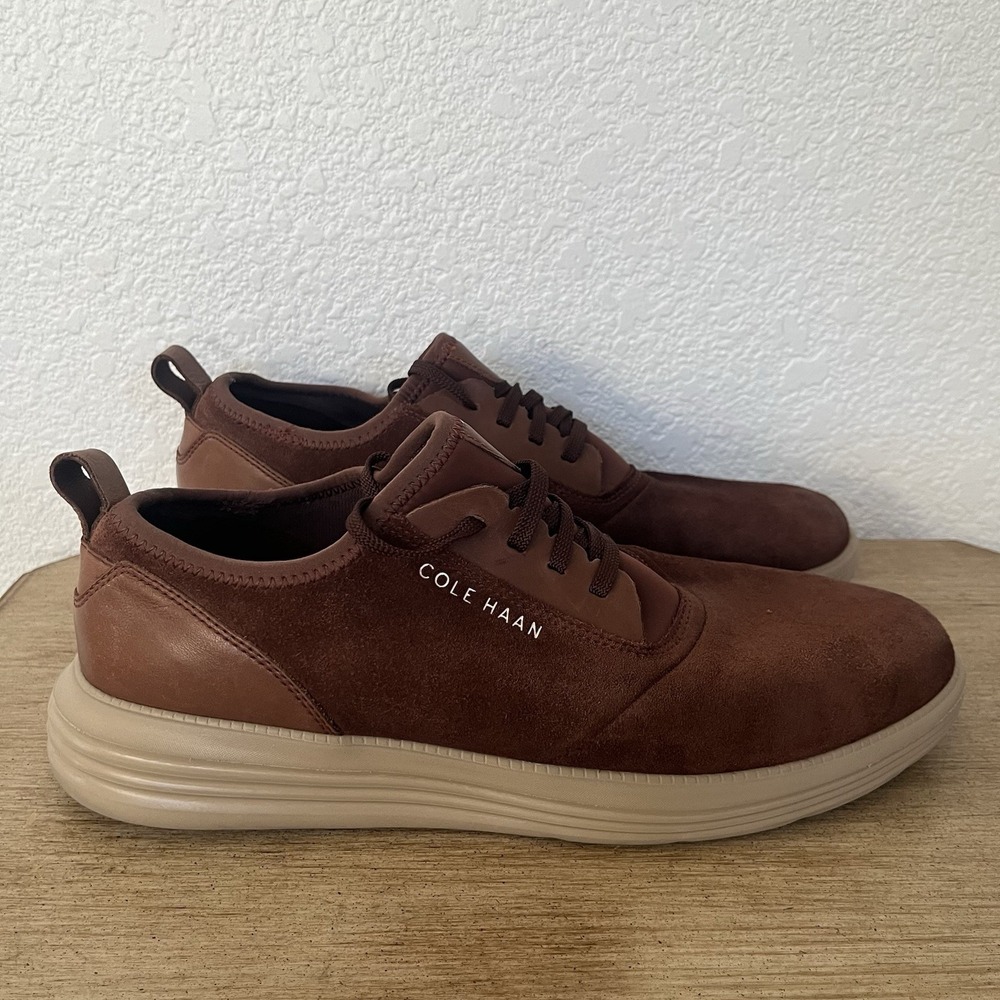 Cole Haan Grand Sport $160 Men's Shoes SIze 13M Brown Suede Leather C32577
